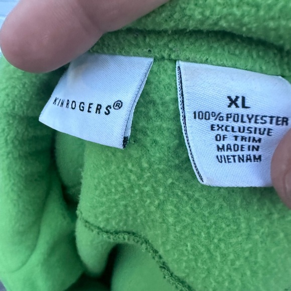 Kim Rogers women’s green fleece jacket size XL - Picture 2 of 6